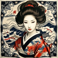 girl in kimono
