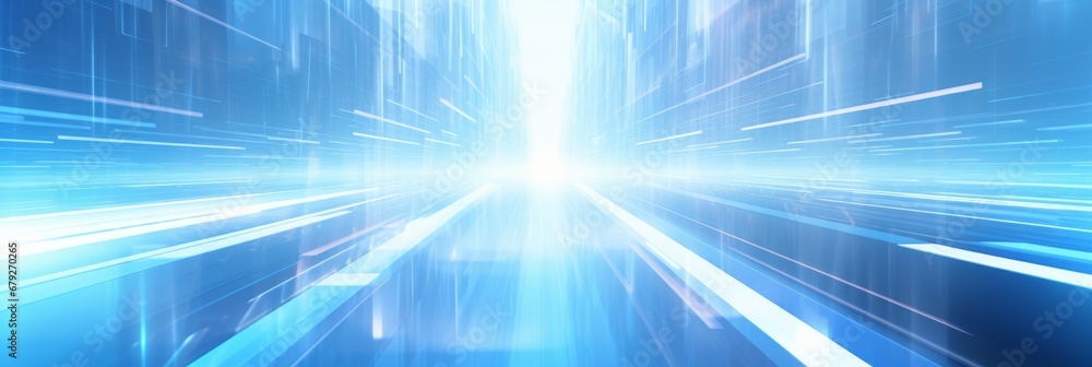 Poster futuristic technological lines. dynamic background design