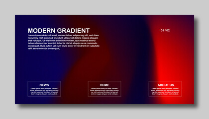 Modern trendy grainy gradient background, colorful abstract gradient.Soft gradient backdrop with place for text. Futuristic design for banner, poster, cover, flyer, presentation, landing page