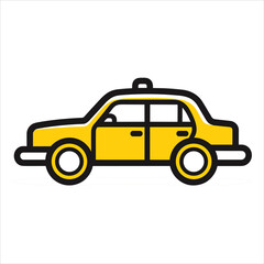 Flat design car  illustration
