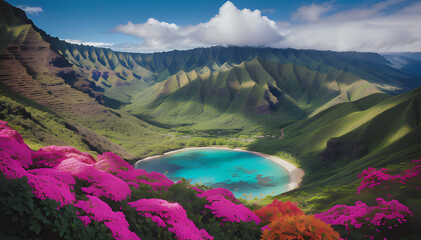 Frühlings See auf Hawaii