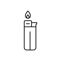 Fototapeta premium Lighter Icon Vector Design Template