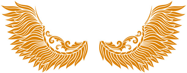 Eagle wings vector design