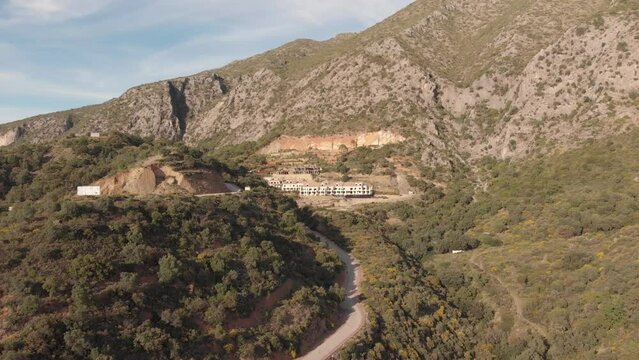 ghost town in the mountains