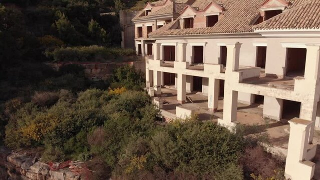 Spain construction quit drone