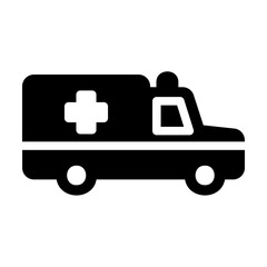 Ambulance Glyph icon