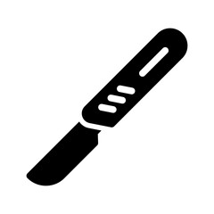 Scalpel Glyph Icon