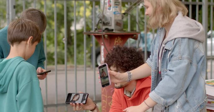 Attracting attention of the interlocutor company people smartphones, share photos, videos memes. Visual content, including photos videos enhances memory preservation. 27.09.2023 Wilsonova, Prague, CZ