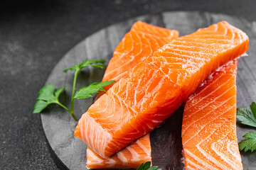 vegetable product fish vegetable protein seitan product fresh delicious healthy eating cooking appetizer meal food snack on the table copy space food background rustic top view vegetarian vegan food