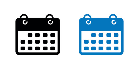 Calendar icon isolated for graphic and web design vector Illustration.