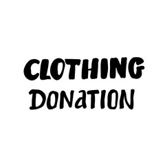 Clothing donation flat vector poster template. Thrift shop, second hand store web banner design. Homeless, people in need social help. Men and women garment illustration. Apparel selling and buying