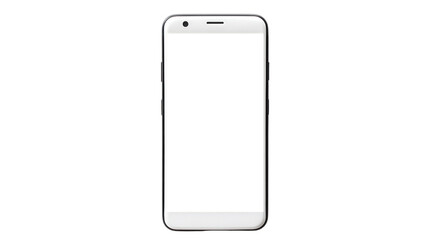 smartphone on the transparent background