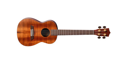Obraz premium Wooden ukulele on the transparent background