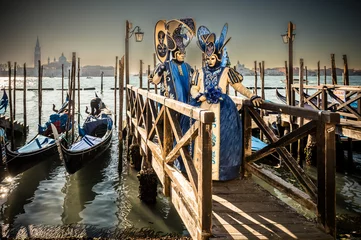 Zelfklevend Fotobehang Venice Carnival © Silverio