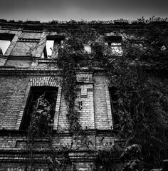 Fototapeta premium old abandoned building