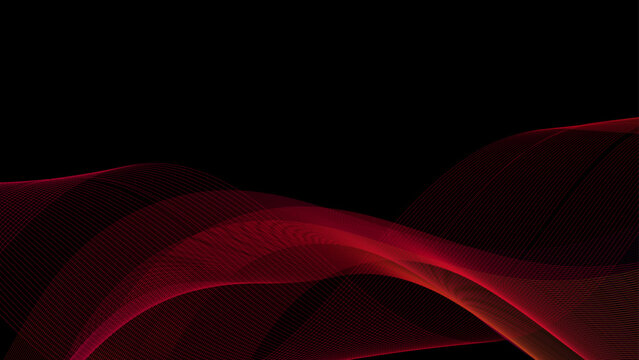 Abstract red waves background Vector abstract red background wave design
