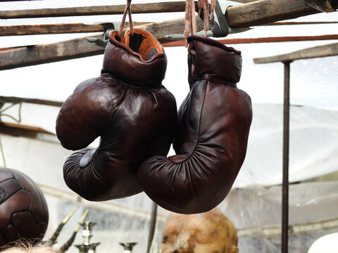 Guantes de boxeo de piel