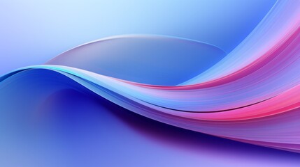 Sleek Futuristic Gradient, Abstract Layers of Blue and Purple