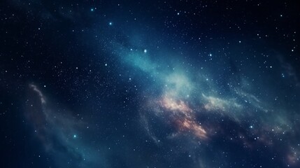 Obraz na płótnie Canvas twinkling stars in the night sky.Generative AI