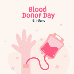Background template blood donor day.