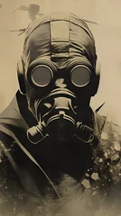 Stalker, retro movie poster in 70s style, Generative AI © Album Art Vibes