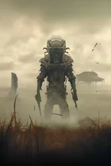 Stalker, retro movie poster in 70s style, Generative AI © Album Art Vibes