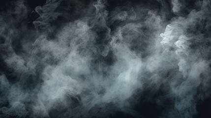 Fototapeta premium Black watercolor background. Generative AI