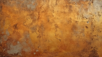 Rusty metallic textured wallpaper. Generative AI