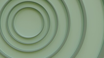 Obraz premium Green cylinder pedestal podium display, Empty room background. Abstract modern vector rendering 3d shape for products display presentation