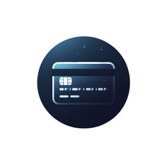 sleek 3d credit card icon