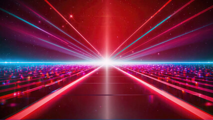 abstract background with red and blue lights