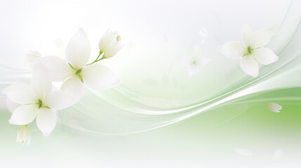 Fototapeta na wymiar background with white flowers