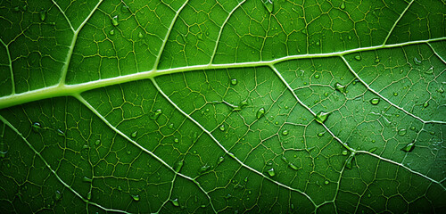 green leaf macro
