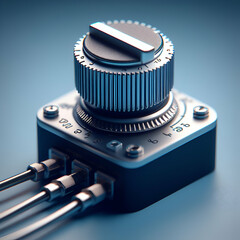 Photo of a modern potentiometer