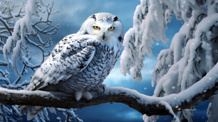 Snowy Owl's Winter Watch

