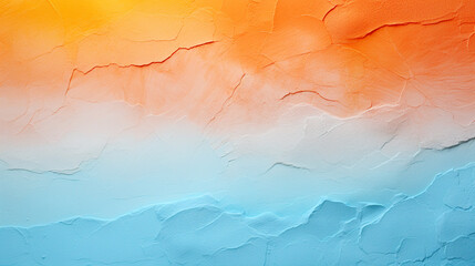 Grunge blue orange watercolor background