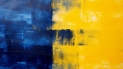 Vibrant Blue Yellow Abstract background