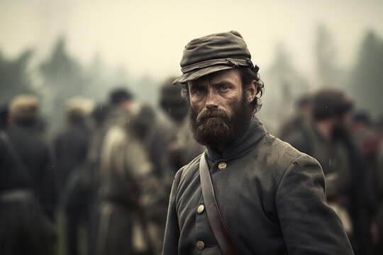 young soldier during the american civil war