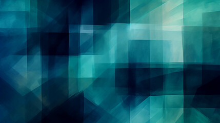 Obraz premium Blue background with a square dark pattern