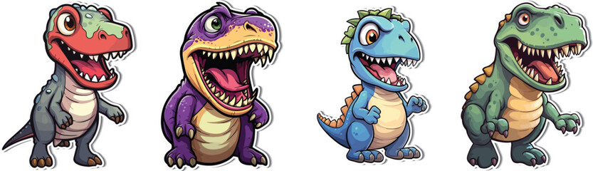 T-Rex Object Icon - Cute Dinosaur Clipart. Infuse vibrance into your designs with our T-Rex object icon. A cute dinosaur clipart perfect for adding life and color to your projects.