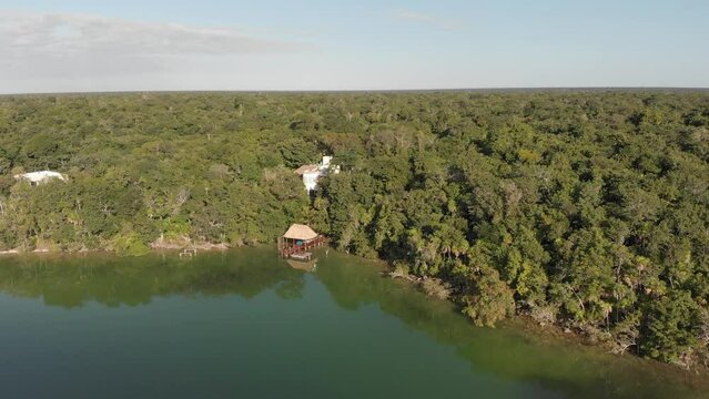 Bacalar mexico mansion in the forest
