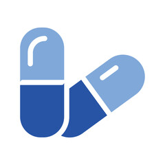 Capsule Glyph Blue icon