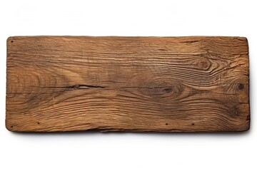 Old long oak wooden board