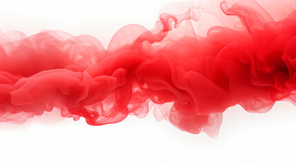 Red smoke cloud 3D rendered abstract art background wallpaper illustration