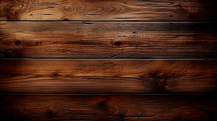 Brown wood background with a dark brown background
