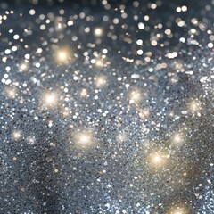 Silver glitter seamless background