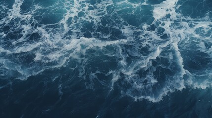 Naklejka premium background sea with foam top view.