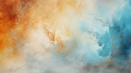 Soft blue yellow abstract background