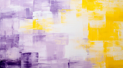 Citrus Charm in Abstract Lavender