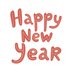 Lettering Happy New Year